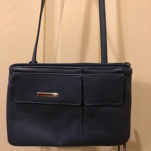 Navy Koltov crossover purse